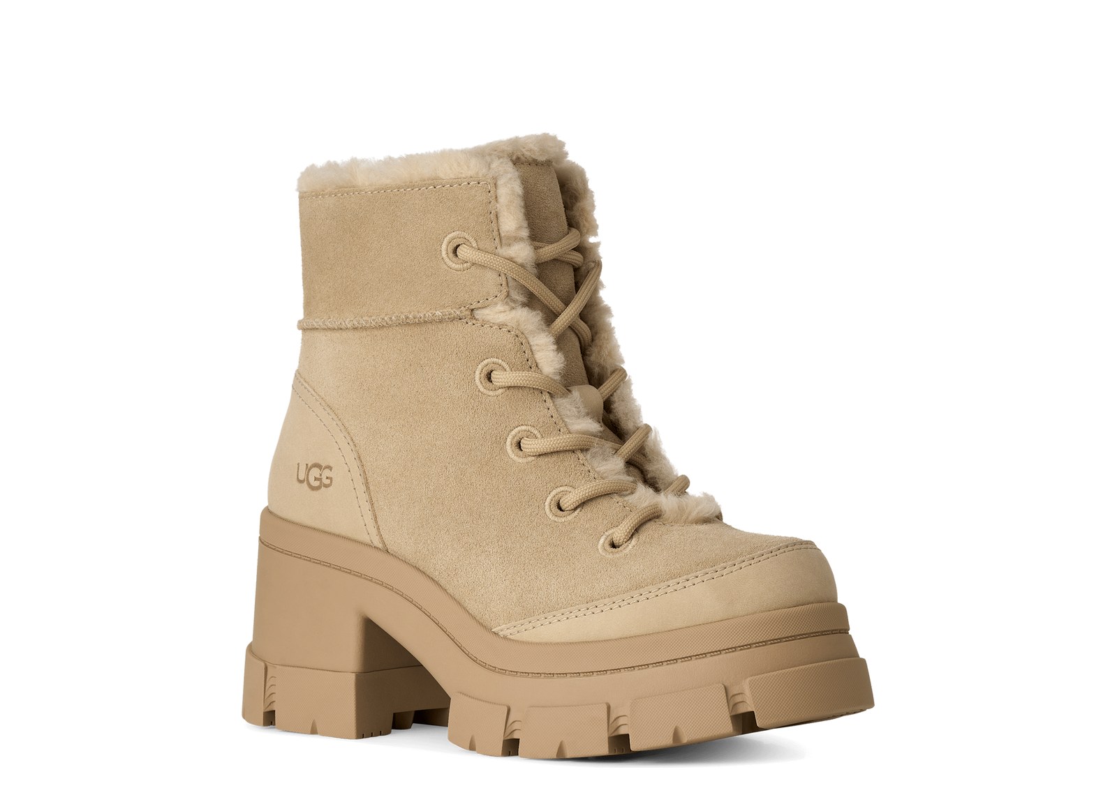 UGG Brooklyn Lace-Up Waterproof Boot Mustard Seed (W) - görsel 5