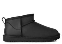 UGG Classic Ultra Mini Leather Boot Black (W)