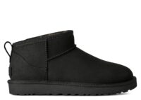 UGG Classic Ultra Mini Nubuck Boot Black (W)