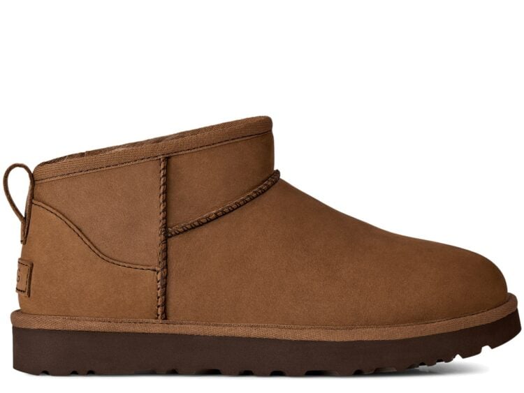 UGG Classic Ultra Mini Nubuck Boot Dark Chestnut (W)