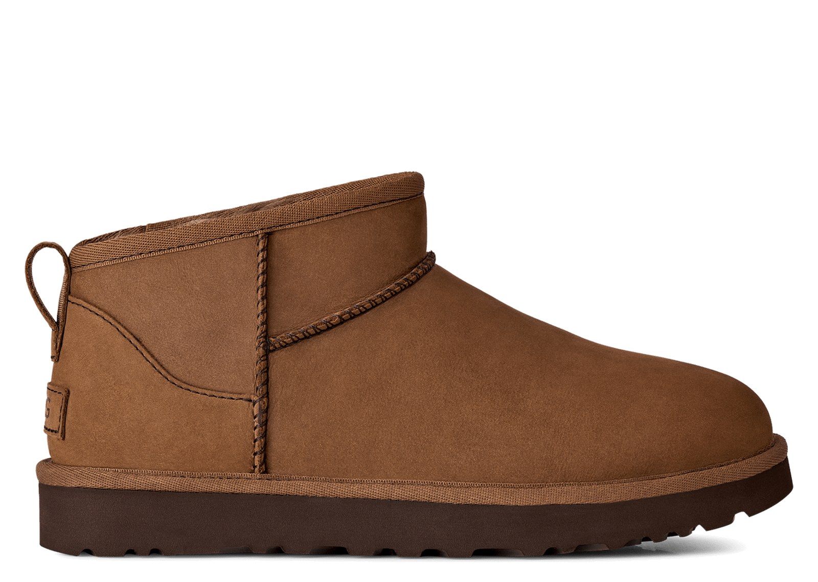UGG Classic Ultra Mini Nubuck Boot Dark Chestnut (W)