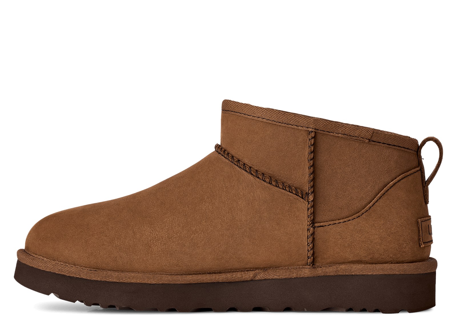 UGG Classic Ultra Mini Nubuck Boot Dark Chestnut (W) - görsel 2