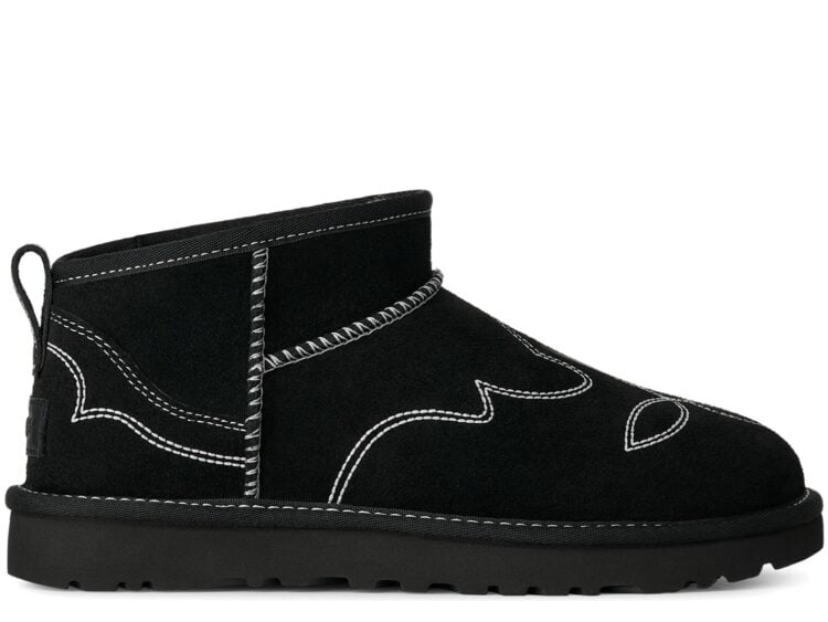 UGG Classic Ultra Mini Western Boot Black (W)