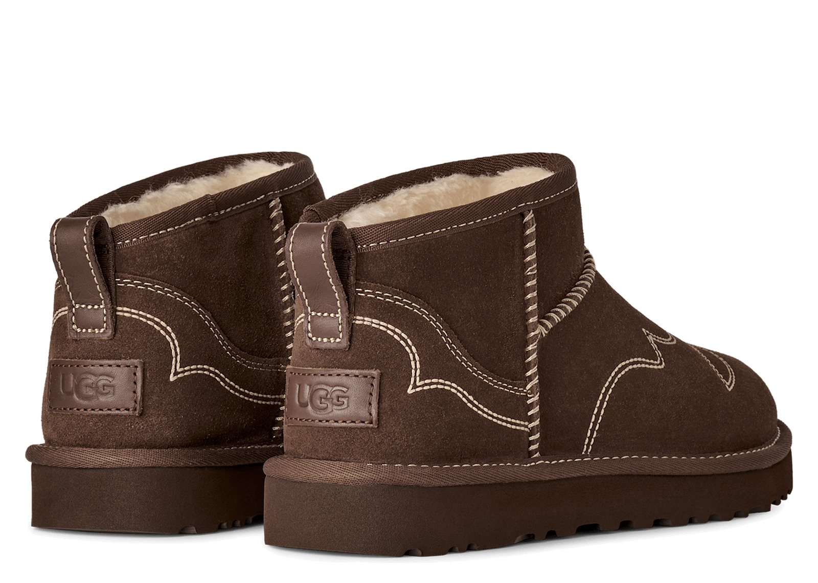 UGG Classic Ultra Mini Western Boot Burnt Cedar (W) - görsel 3
