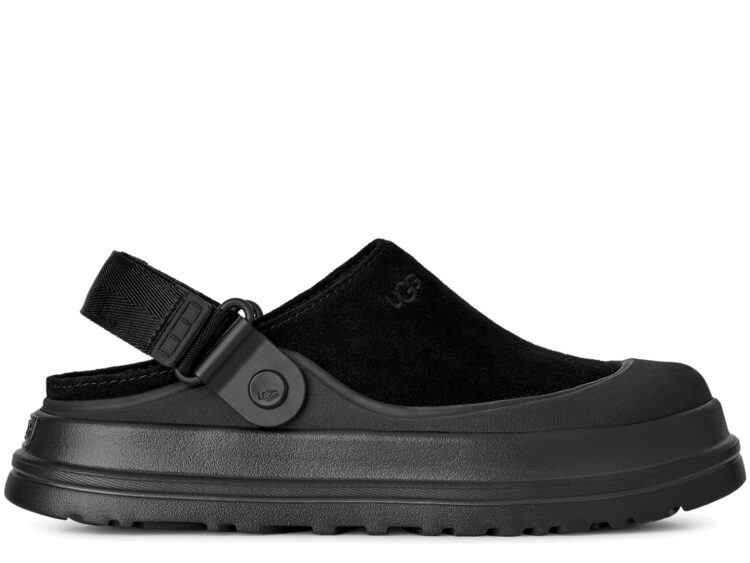 UGG GoldenGlow Suede Clog Black (W)