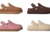 UGG Goldenstar Evelina Clog Chestnut Burnt Cedar Dusty Orchid Sand Castle renkleri