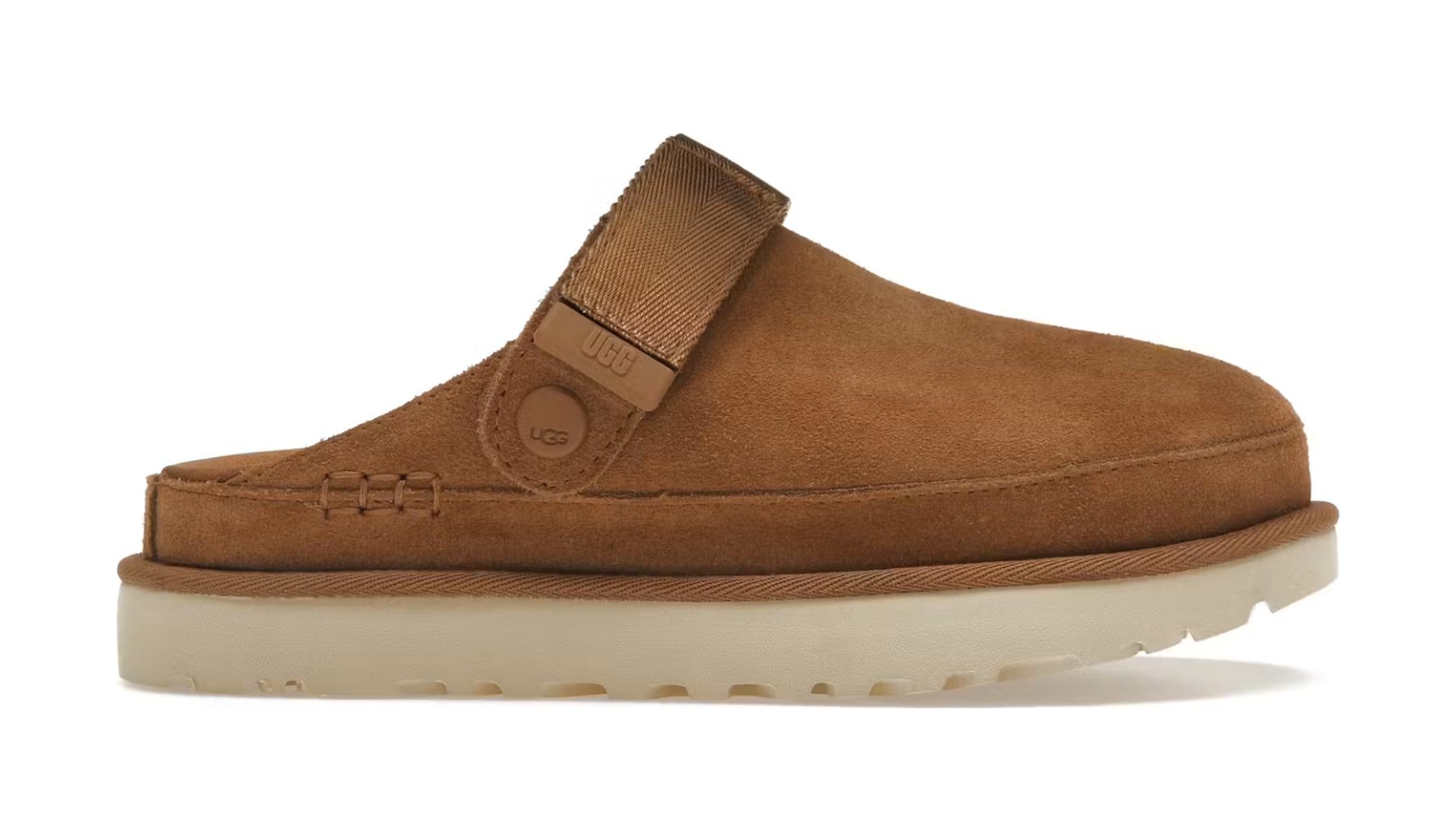 UGG Goldenstar Clog Chestnut süet platform clog