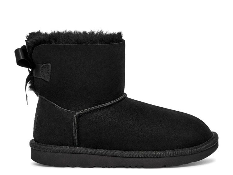 UGG Mini Bailey Bow II Boot Black (GS)