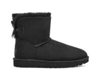 UGG Mini Bailey Bow II Boot Black (W)