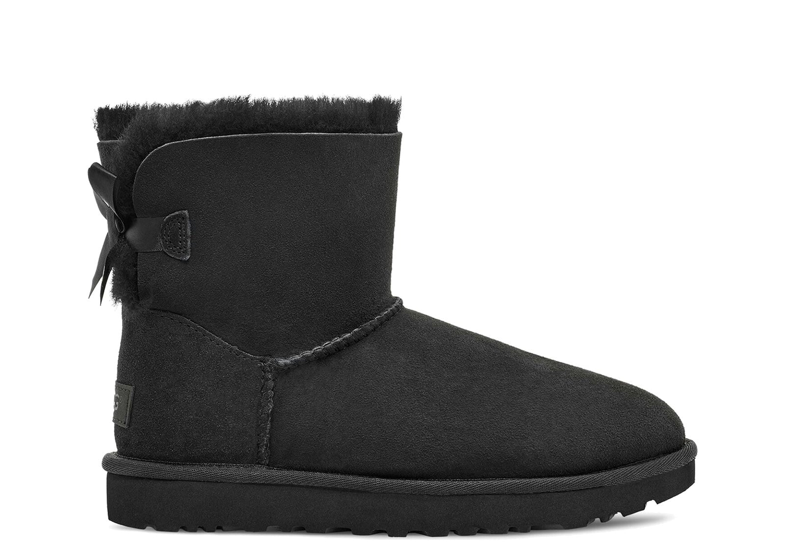 UGG Mini Bailey Bow II Boot Black (W)