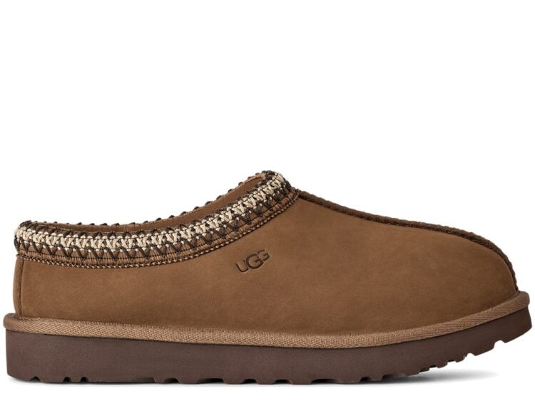 UGG Tasman Nubuck Slipper Dark Chestnut (W)