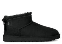 UGG Ultra Mini Bailey Bow Boot Black (W)