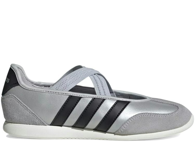 adidas Barreda Mary Jane Silver Metallic Black (W)