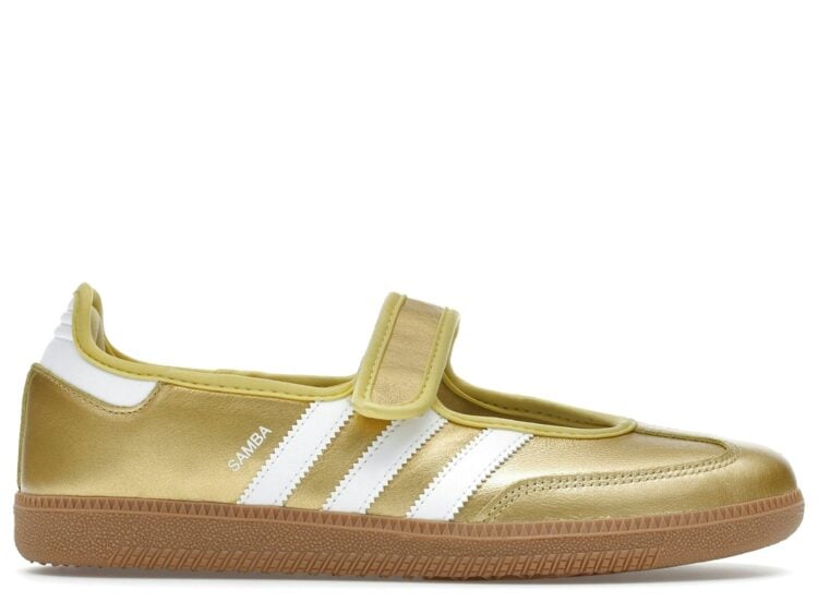adidas Samba Jane Gold Metallic White (W)