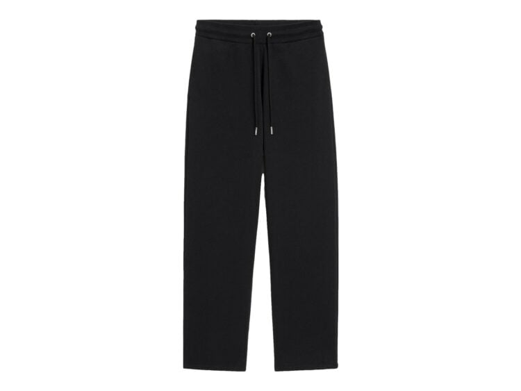 Ami Paris Ami De Coeur Cotton Track Pants Black/White Cream