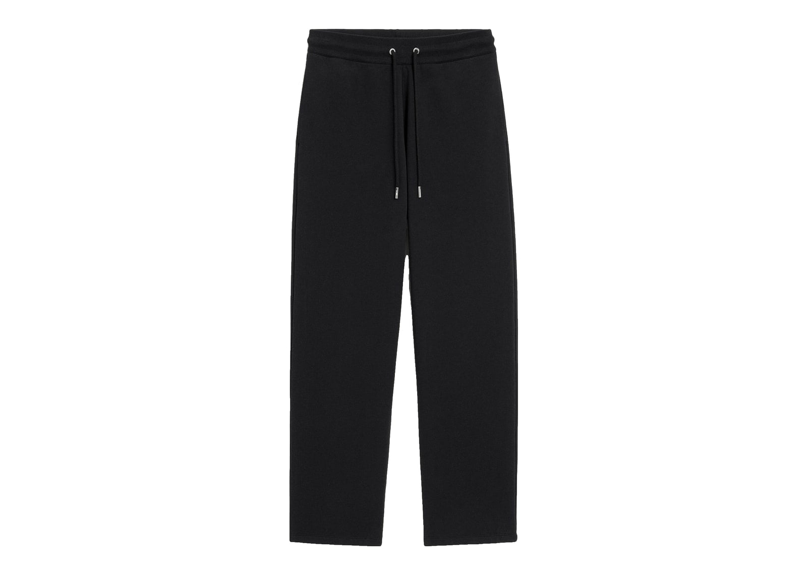 Ami Paris Ami De Coeur Cotton Track Pants Black/White Cream