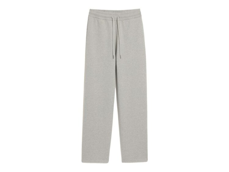 Ami Paris Ami De Coeur Cotton Track Pants Heather Ash Grey
