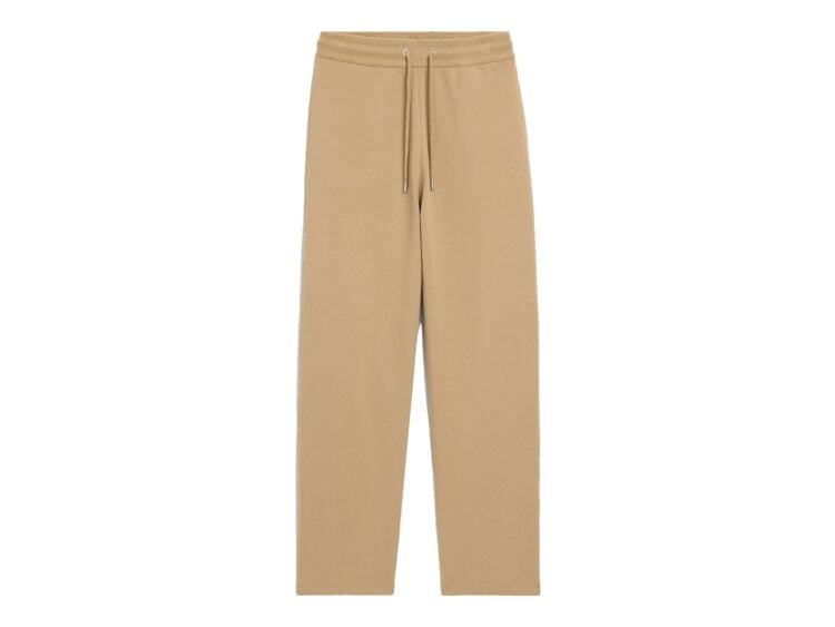 Ami Paris Ami De Coeur Cotton Track Pants Mastic Beige/Black
