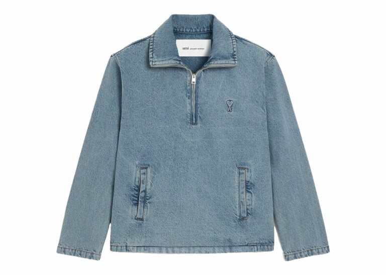 Ami Paris Ami De Coeur Cotton Vareuse Used Blue