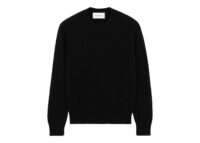Ami Paris Ami De Coeur Crewneck Cashmere Sweater Black