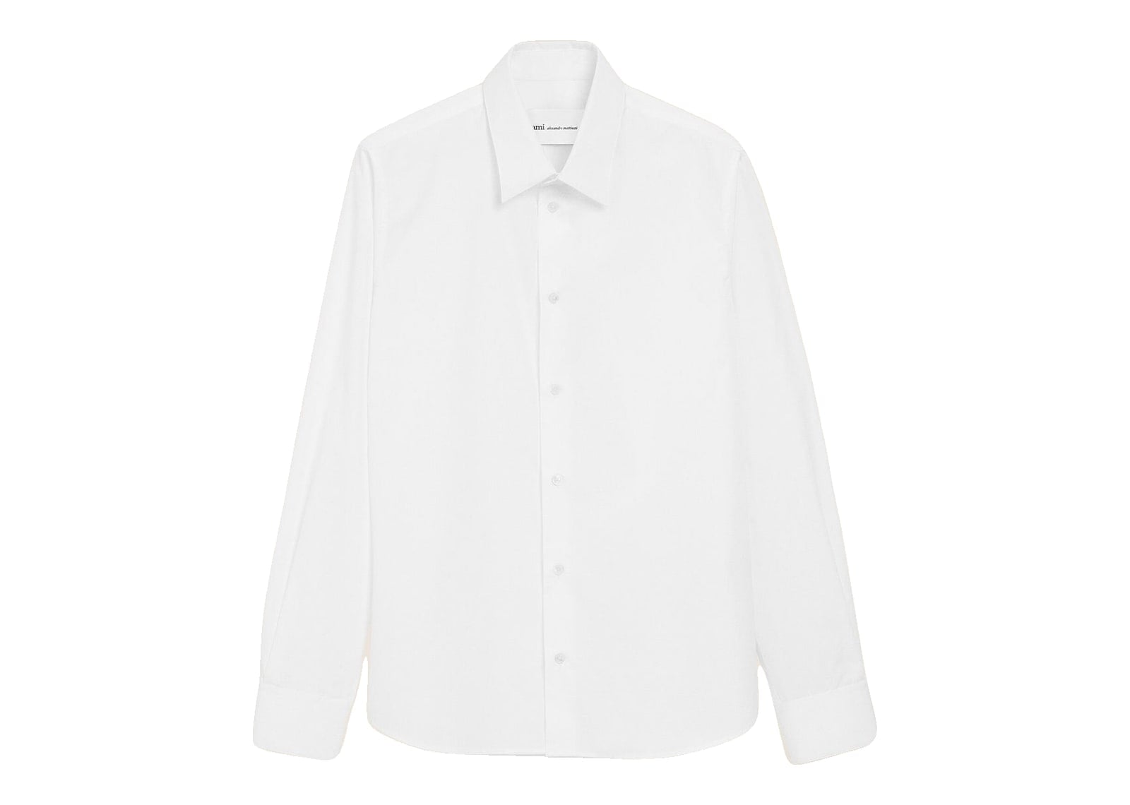 Ami Paris Ami De Coeur Poplin Cotton Tailor Shirt White