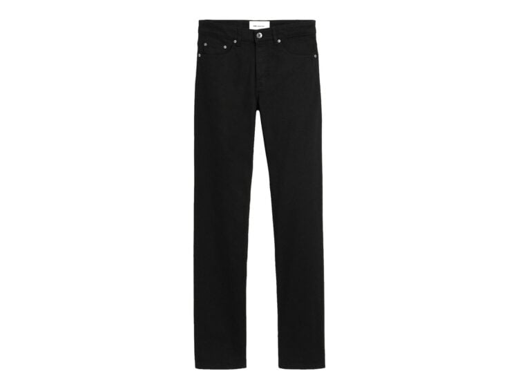 Ami Paris Classic-Fit Cotton Jeans Black