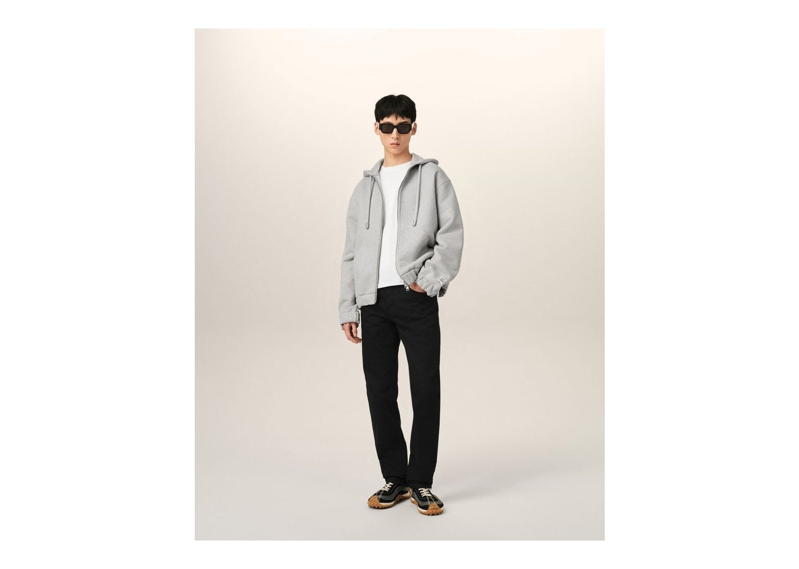 Ami Paris Classic-Fit Cotton Jeans Black - görsel 2