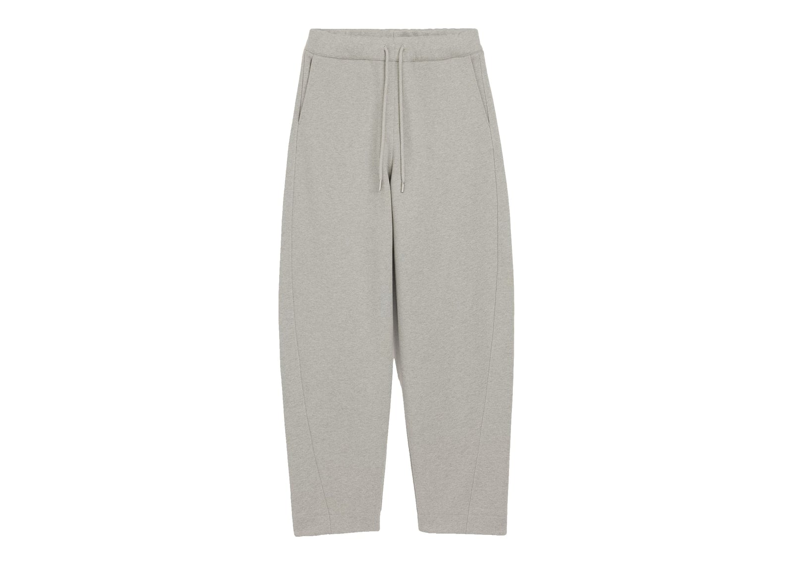 Ami Paris Cotton Track Pants with Heritage Ami Paris Label Heather Ash Grey