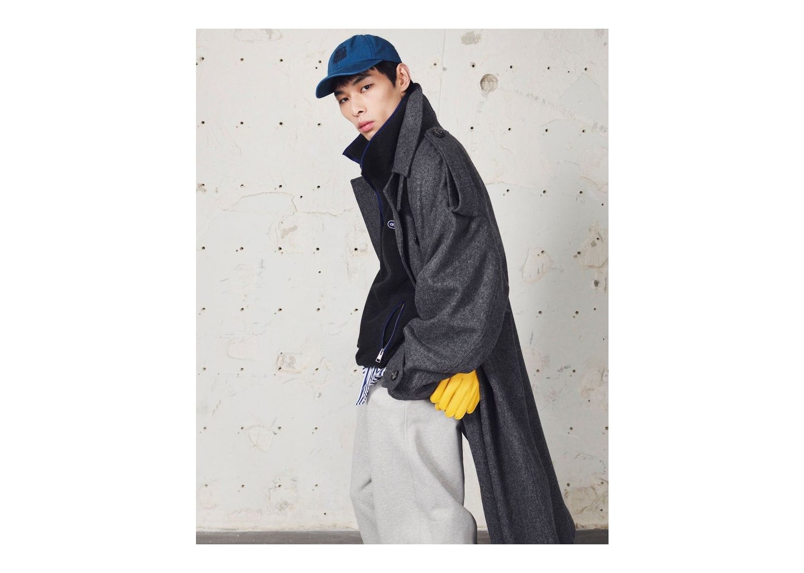 Ami Paris Cotton Track Pants with Heritage Ami Paris Label Heather Ash Grey - görsel 7