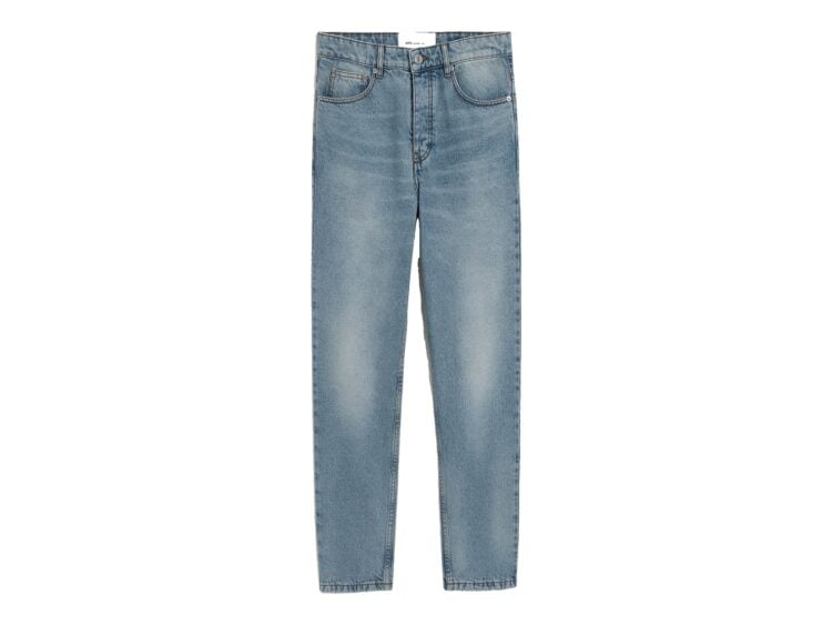 Ami Paris Tapered-Fit Cotton Jeans Used Blue