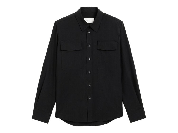 Ami Paris Wool Shirt Black