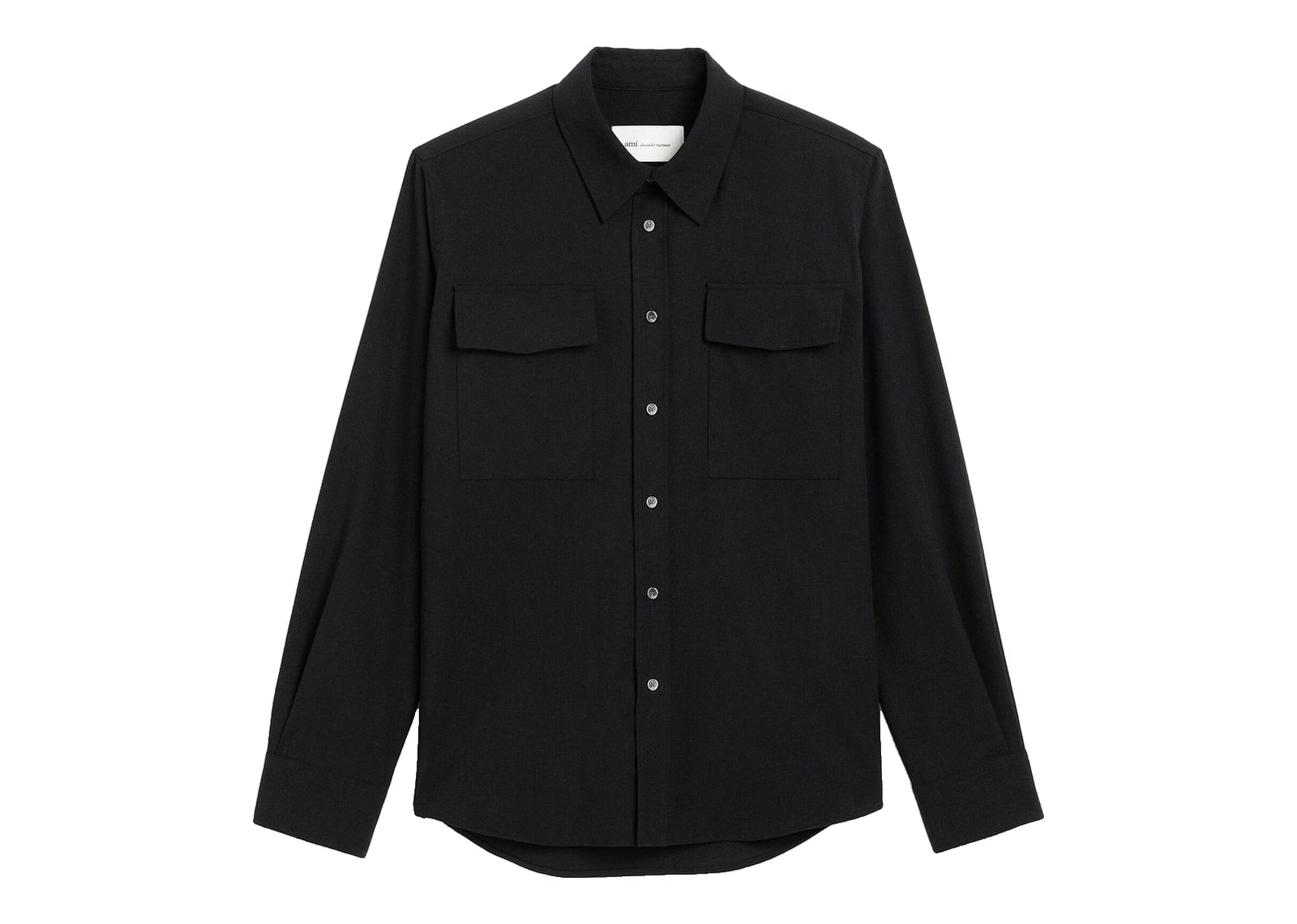 Ami Paris Wool Shirt Black