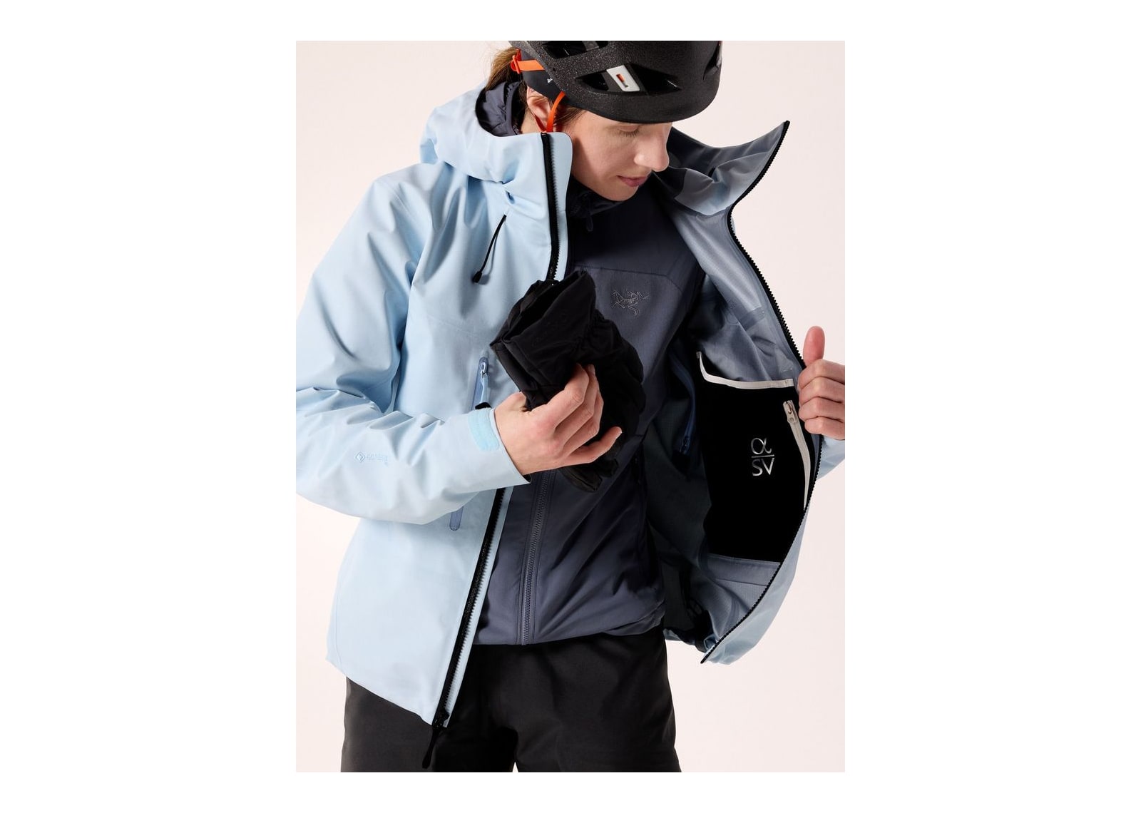Arc’teryx Alpha SV Jacket Alpine Blue/Black (W) - görsel 3