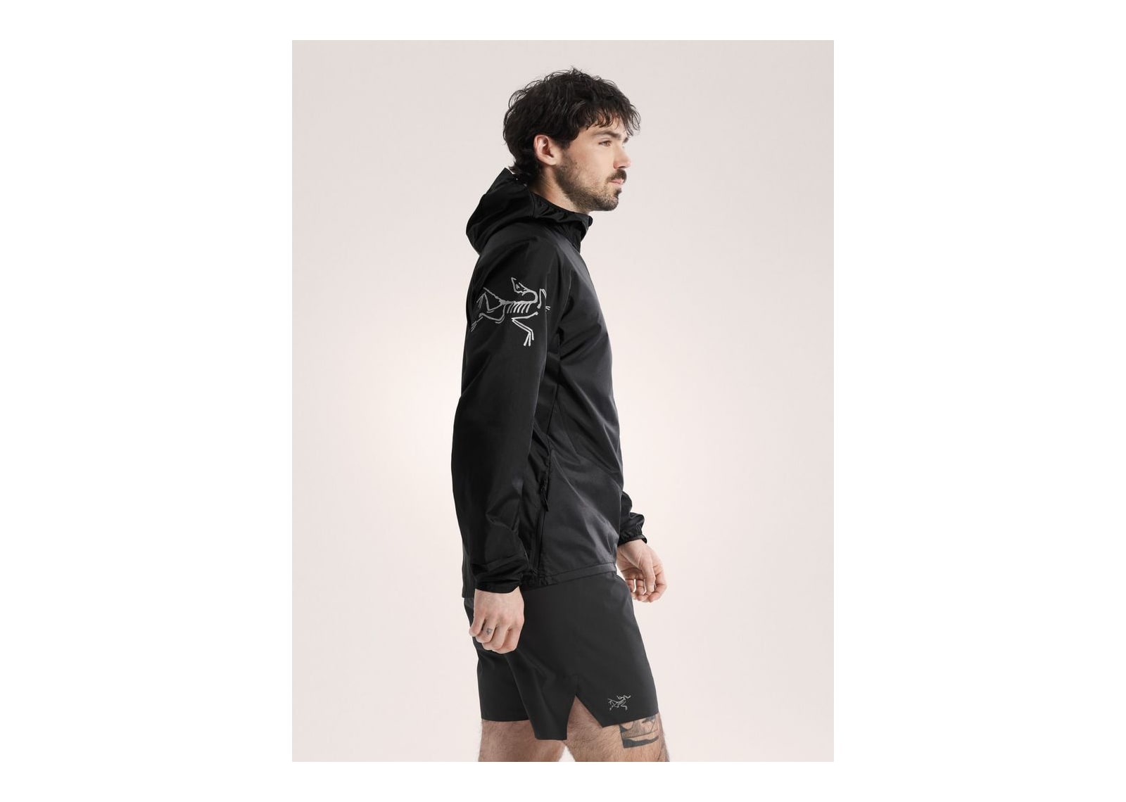 Arc’teryx Norvan Windshell Hoody Black/Graphite - görsel 5