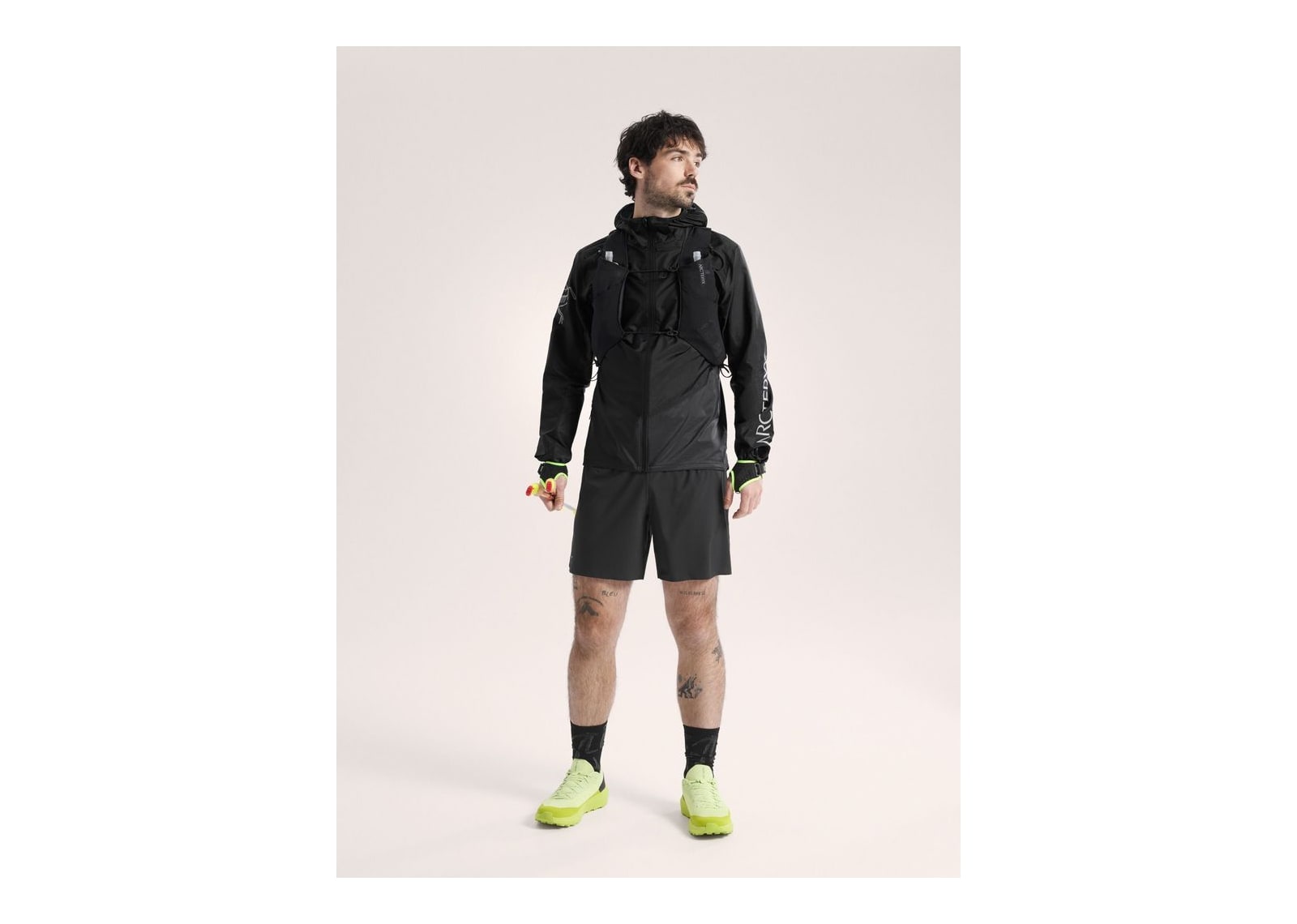 Arc’teryx Norvan Windshell Hoody Black/Graphite - görsel 7