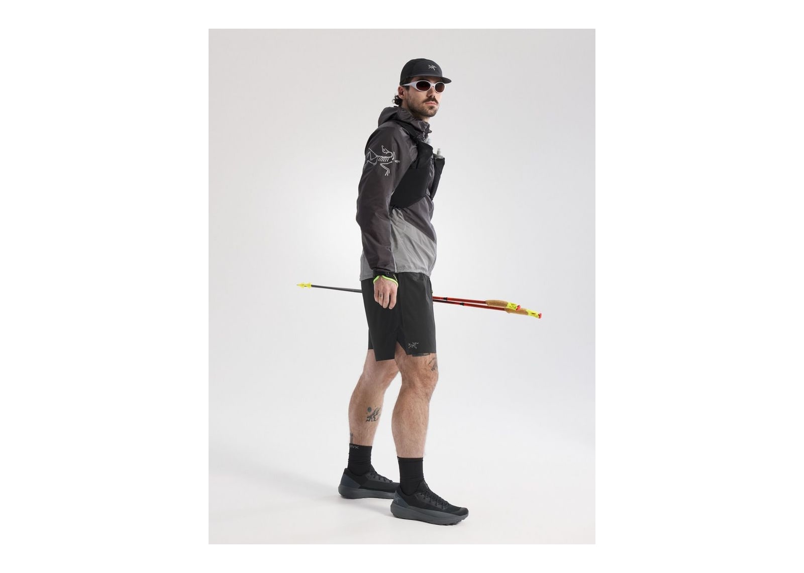 Arc’teryx Norvan Windshell Hoody Cloud/Void - görsel 7