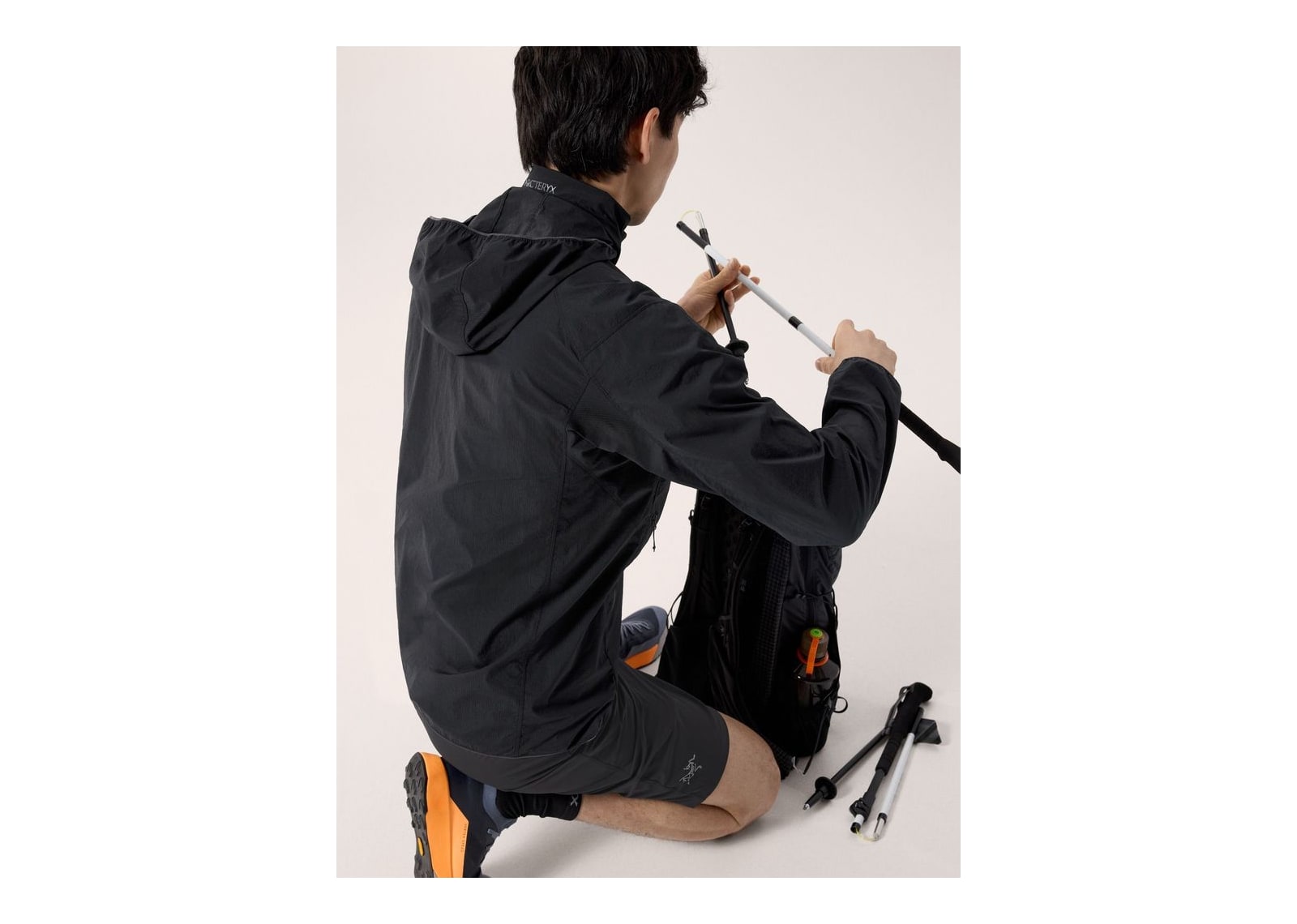 Arc’teryx Ossa Stowhood Jacket Black - görsel 3