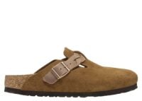 Birkenstock Boston Braided Suede Mink