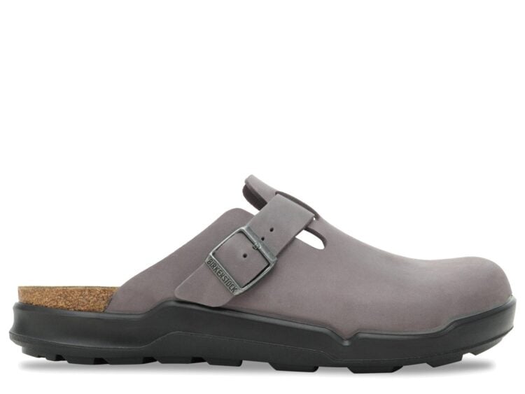Birkenstock Boston Crosstown Waxy Leather Iron