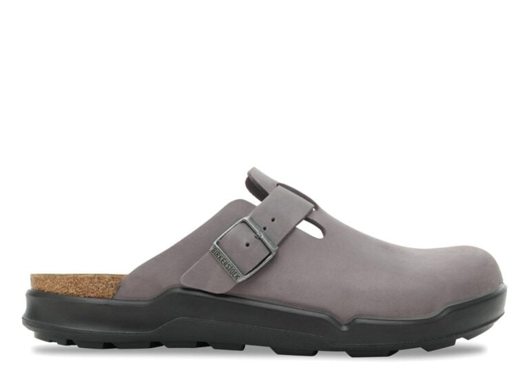 Birkenstock Boston Crosstown Waxy Leather Iron