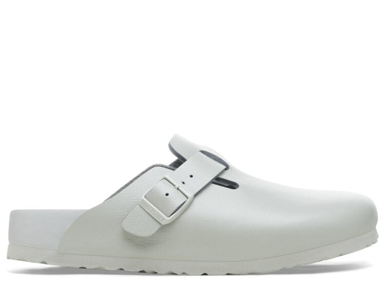 Birkenstock Boston Exquisite Leather Mineral Gray