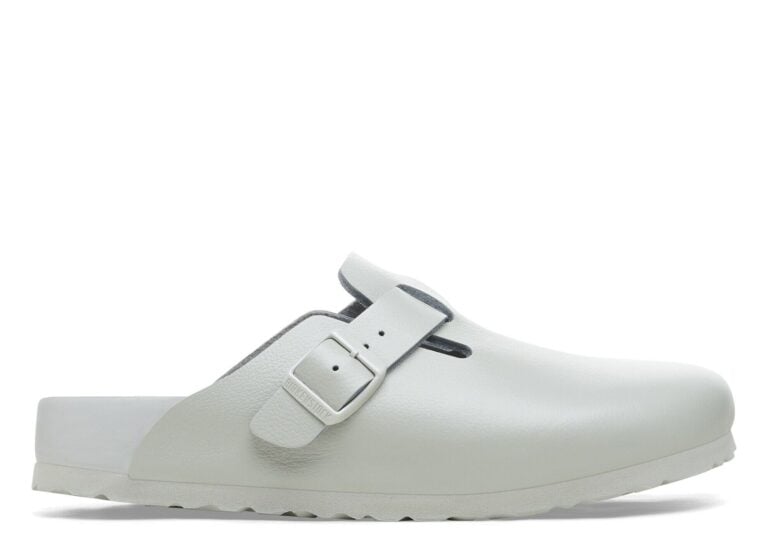 Birkenstock Boston Exquisite Leather Mineral Gray