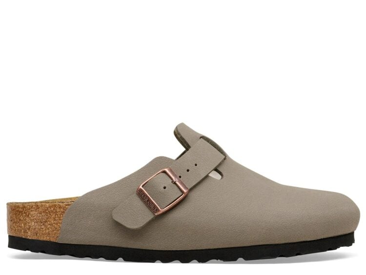 Birkenstock Boston TEX Birko-Flor Nubuck Stone