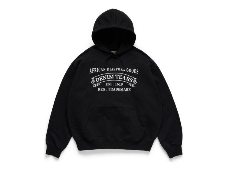 Denim Tears ADG Stamp Hoodie Black
