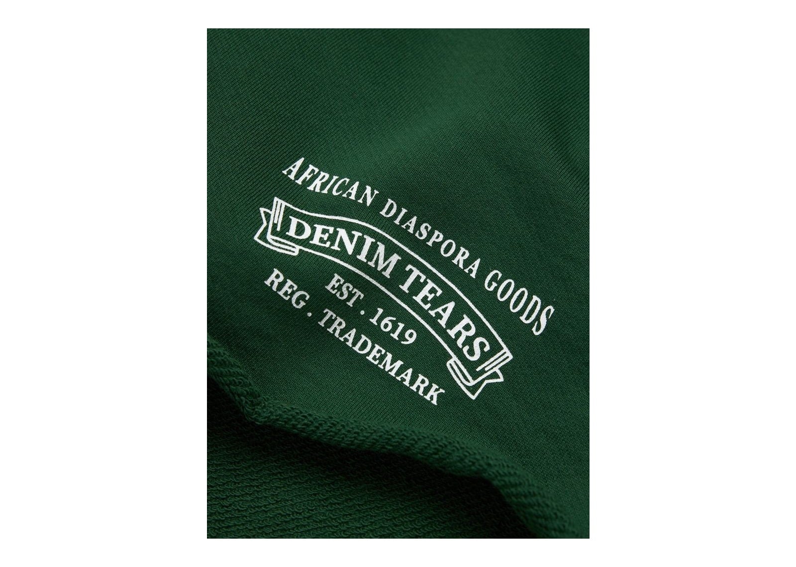 Denim Tears ADG Sweatshorts Green - görsel 3