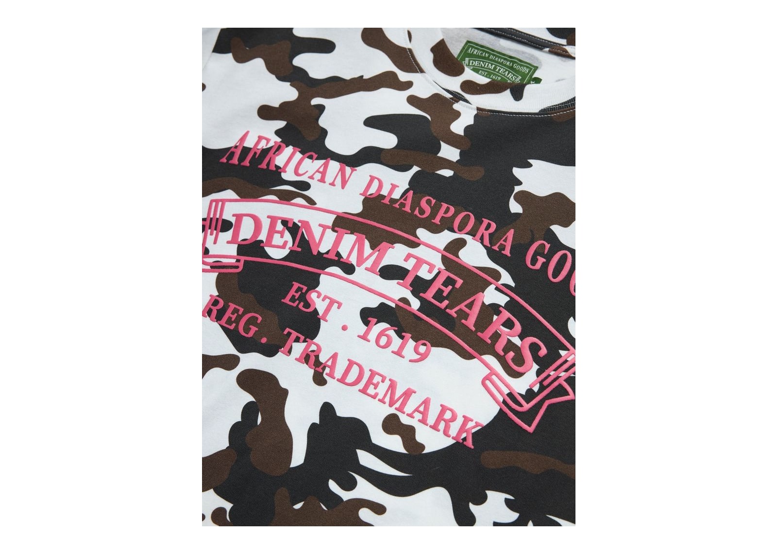 Denim Tears ADG Tee Snow Camo - görsel 3