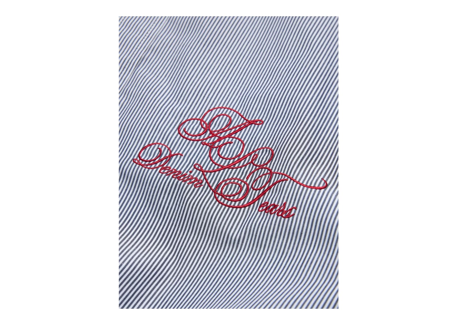 Denim Tears André Leon Talley Two-Tone Button-Up Shirt Blue - görsel 5