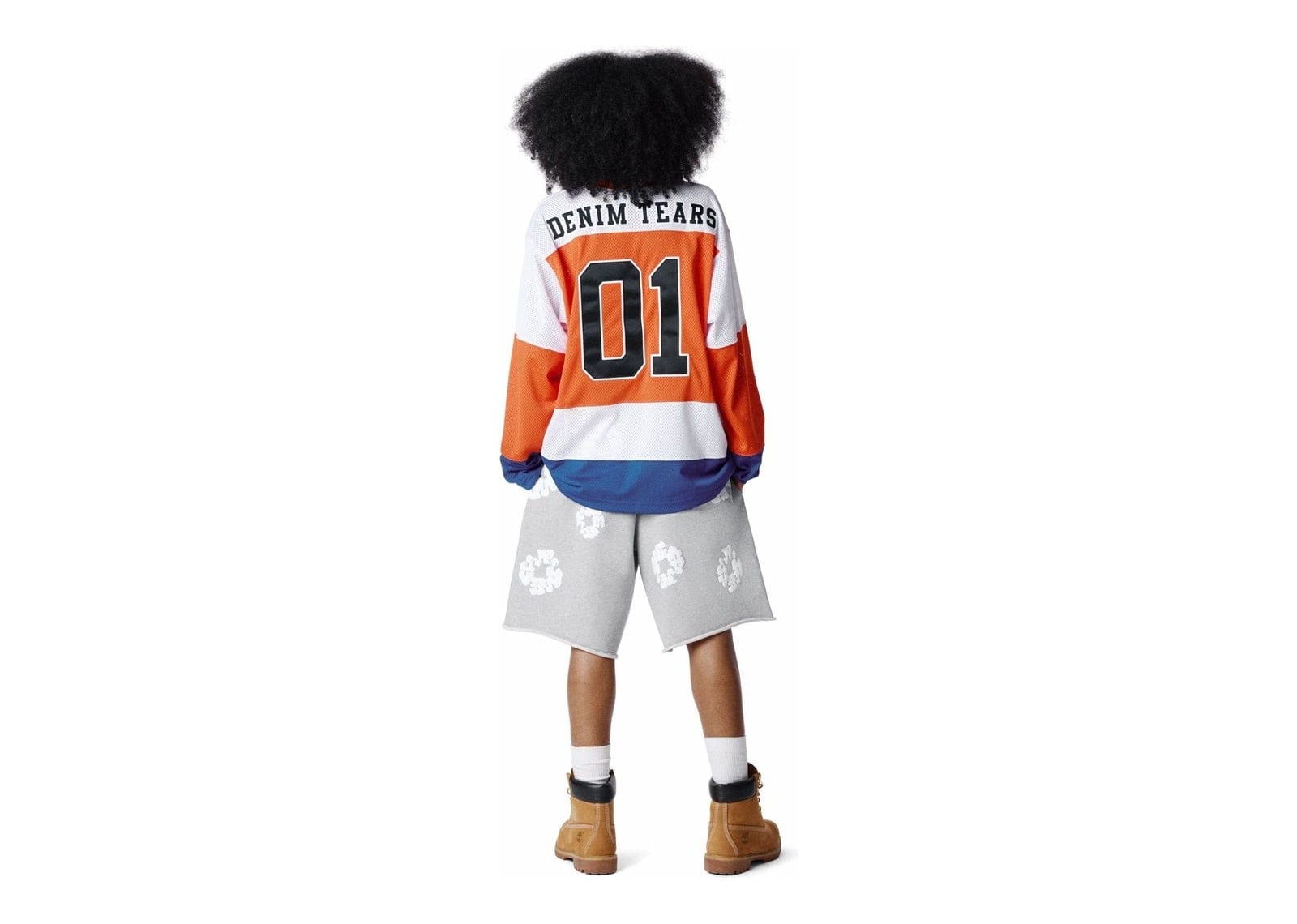 Denim Tears Burning Flag Hockey Jersey Multi - görsel 3