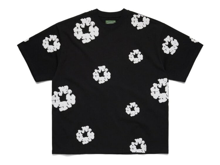 Denim Tears Cotton Wreath 2000s Tee Black