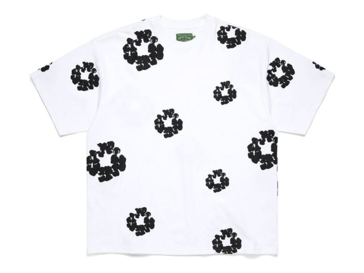Denim Tears Cotton Wreath 2000s Tee White